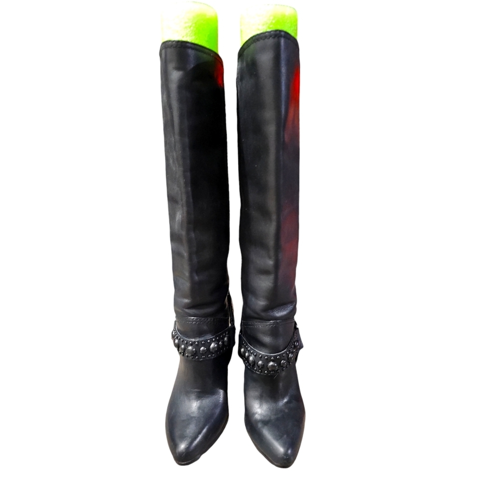 Modern Vintage Knee-High Boots